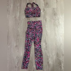 Lululemon matching set leggings top